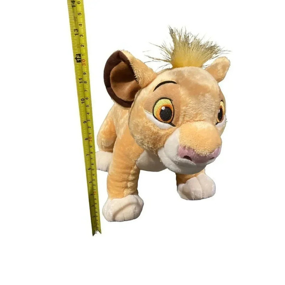 "SIMBA" 12" Lion King Disney Store EU Bean Bag Plush Stuffed Animal VGUC - Picture 3 of 8